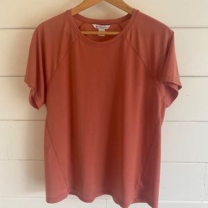 Athleta Ultimate Train Tee - Women's Large - Muted Red
